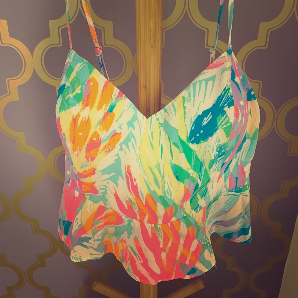 Lily Pulitzer Padded Crop Top